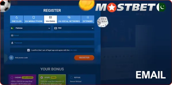 Mostbet Nagad payment method